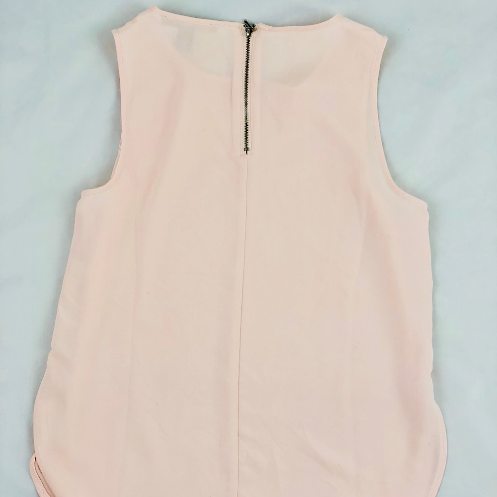 Forever 21 Pink Sleeveless Sheer Mesh Top Small - Picture 2 of 5